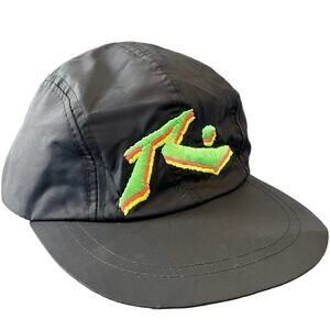 Vintage 80s Rusty Surfboards Neon Logo Hat Adult OSFA